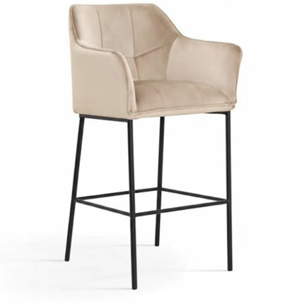 Bar Stools Boston with black metal base