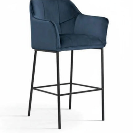 Bar Stools Boston with black metal base