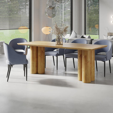 Aike Oak Modern Dining Table