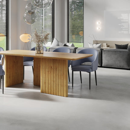 Ely Oak Modern Dining Table