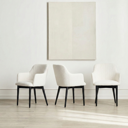 Dining chair Chloe with metal legs