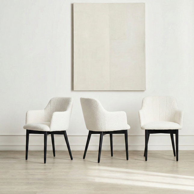 Dining chair Chloe with metal legs