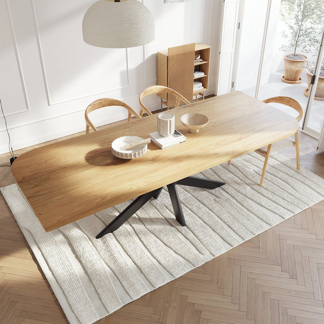 Stubton Oak Modern Dining Table