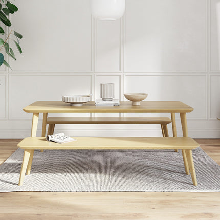 Cranwell Solid Oak Dining Table Wooden Pin Legs