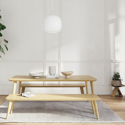 Cranwell Solid Oak Dining Table Wooden Pin Legs