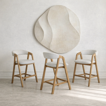 Oak Bar Stool Lars 2