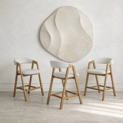 Oak Bar Stool Lars 2