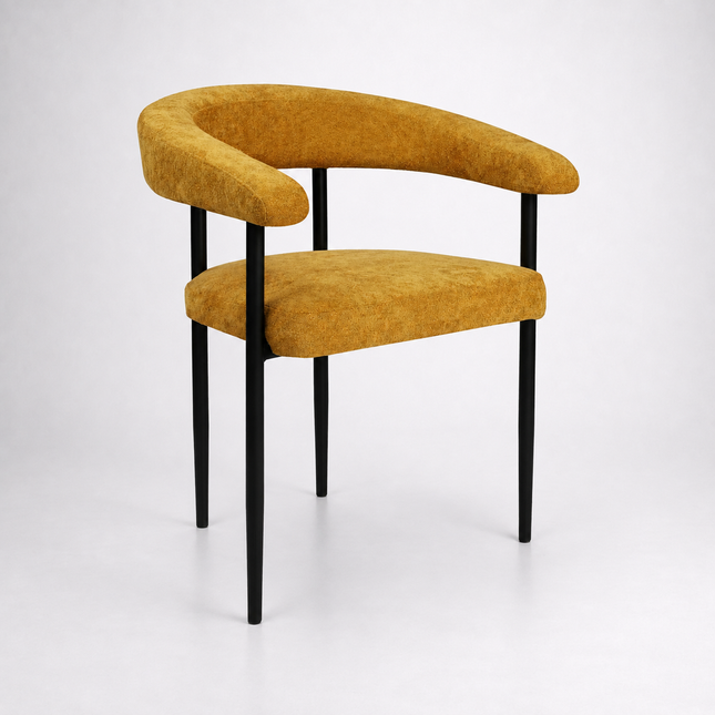 Dining Chair Stella with metal legs
