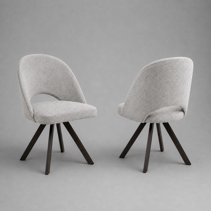 Dining chair Chris with metal legs