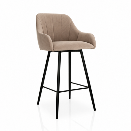 Bar Stools Colin with black metal base