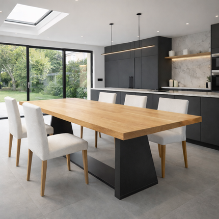 Solid Oak Dining Table WIKING
