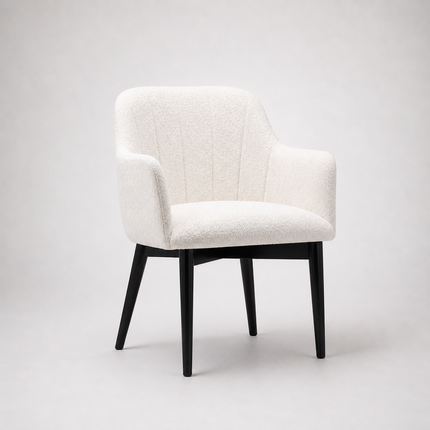 Dining chair Chloe with metal legs