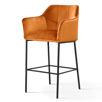 Bar Stools Boston with black metal base