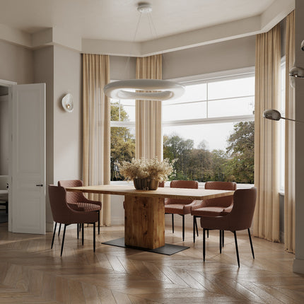 Amber Solid Oak Dining Table