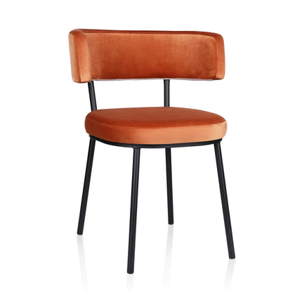 Dining Chair Geofrey with metal legs