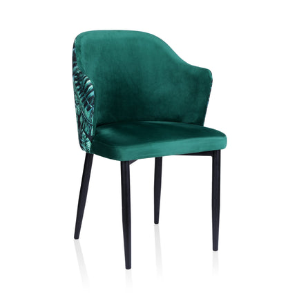 Dining Chair Jungle with metal legs