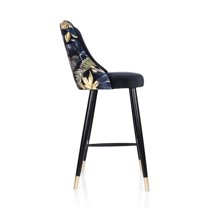Bar Stools Natally with black metal base
