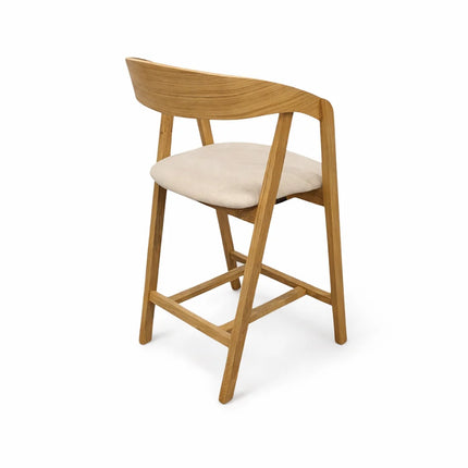 Oak Bar Stool Lars