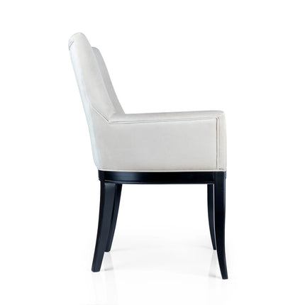 Dining chair Crystal with armrest