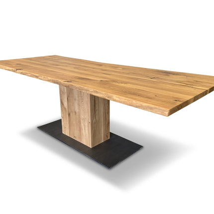 Amber Solid Oak Dining Table