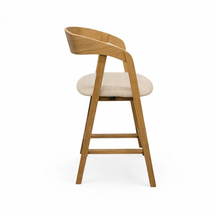 Oak Bar Stool Lars
