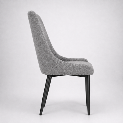Dining chair Jade with metal legs