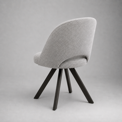 Dining chair Chris with metal legs