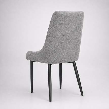 Jade sviwel chair with metal legs