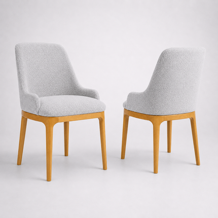 Dining chair Rafael with low armrest