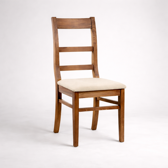 Octon Wooden Dining Chair Solid Wood Upholstered