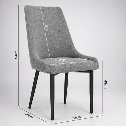 Jade sviwel chair with metal legs