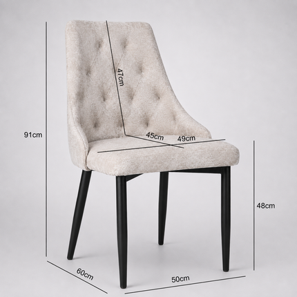 Swivel chair Mario Pik with metal legs