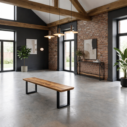 Louth Dining Bench METAL FRAME LEGS