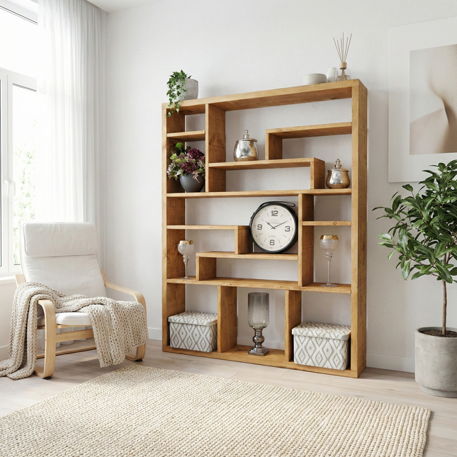 Rustic Bookcase Handmade Industrial Style Bookcase Bookshelf Storage Unit Cabinet 2010