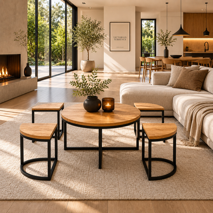 Modular coffee table set Langrick
