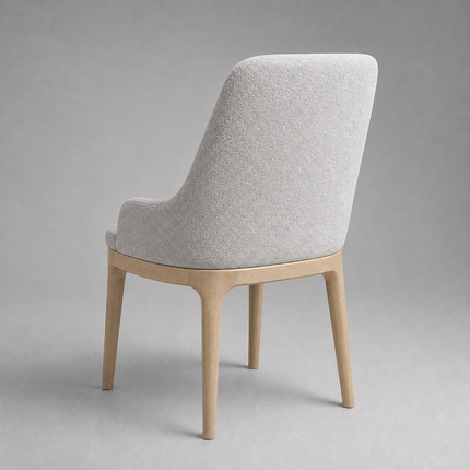 Dining chair Ava with low armrest