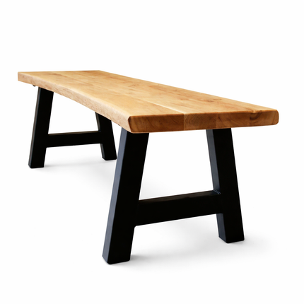 Solid Oak Dining Bench Chunky Legs 0107