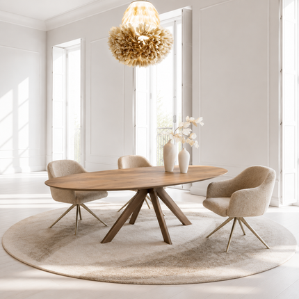 Dunston Solid Oak Dining Table