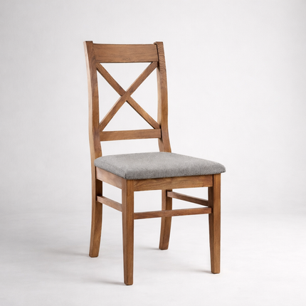 Broxa Wooden Dining Chair Solid Wood Upholstered