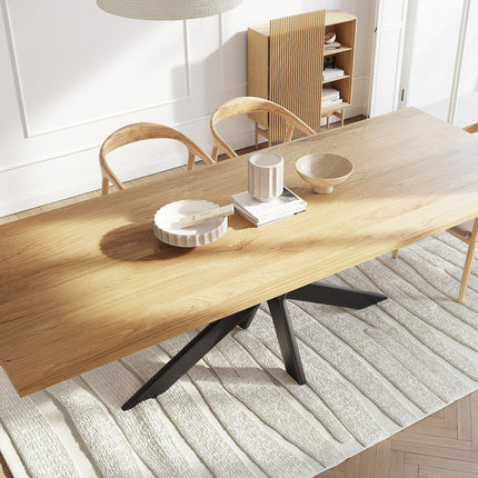 Stubton Oak Modern Dining Table