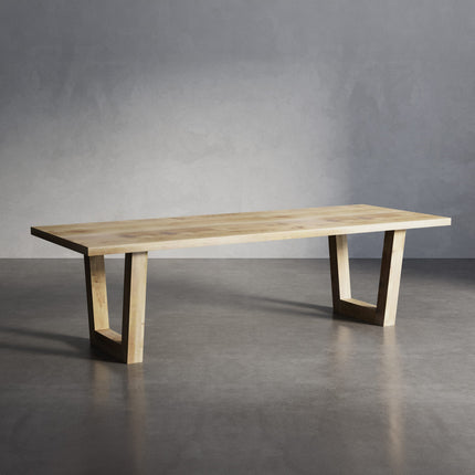 Ranby Solid Oak Dining Table with VF Wooden Legs