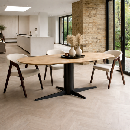 Humby Solid Oak Dining Table