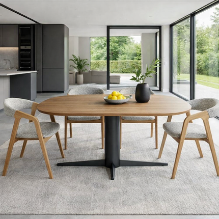 Humby Solid Oak Dining Table