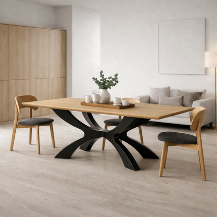 Fordon Oak Modern Dining Table