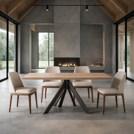 Dunston Solid Oak Dining Table
