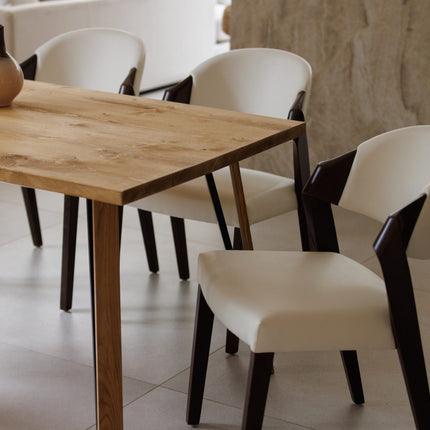 Calia Style Industrial Reclaimed Dining Table Wooden/Steel Legs Black