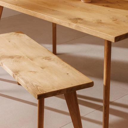 Calia Style Industrial Reclaimed Bench Wooden Tapered Legs