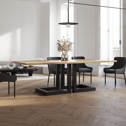 Keswick Oak Modern Dining Table
