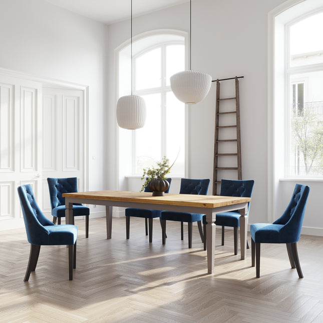 Diana Oak Farmhouse Dining Table