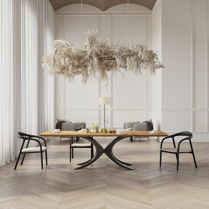 Boxhill Oak Modern Dining Table